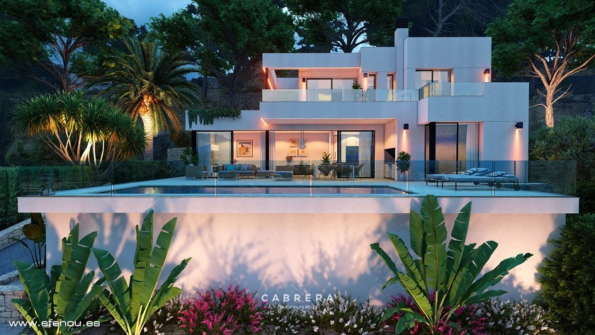 LYX MODERN VILLA PROJEKT - CALPE - COSTA BLANCA - SPANIEN - Cabrera Fine Properties - Costa Blanca 