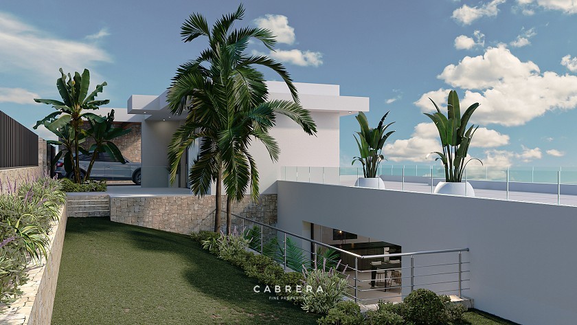 MODERNE VILLA PROJECT VAN LUJO - CALPE - COSTA BLANCA - SPANJE - Cabrera Fine Properties - Costa Blanca 